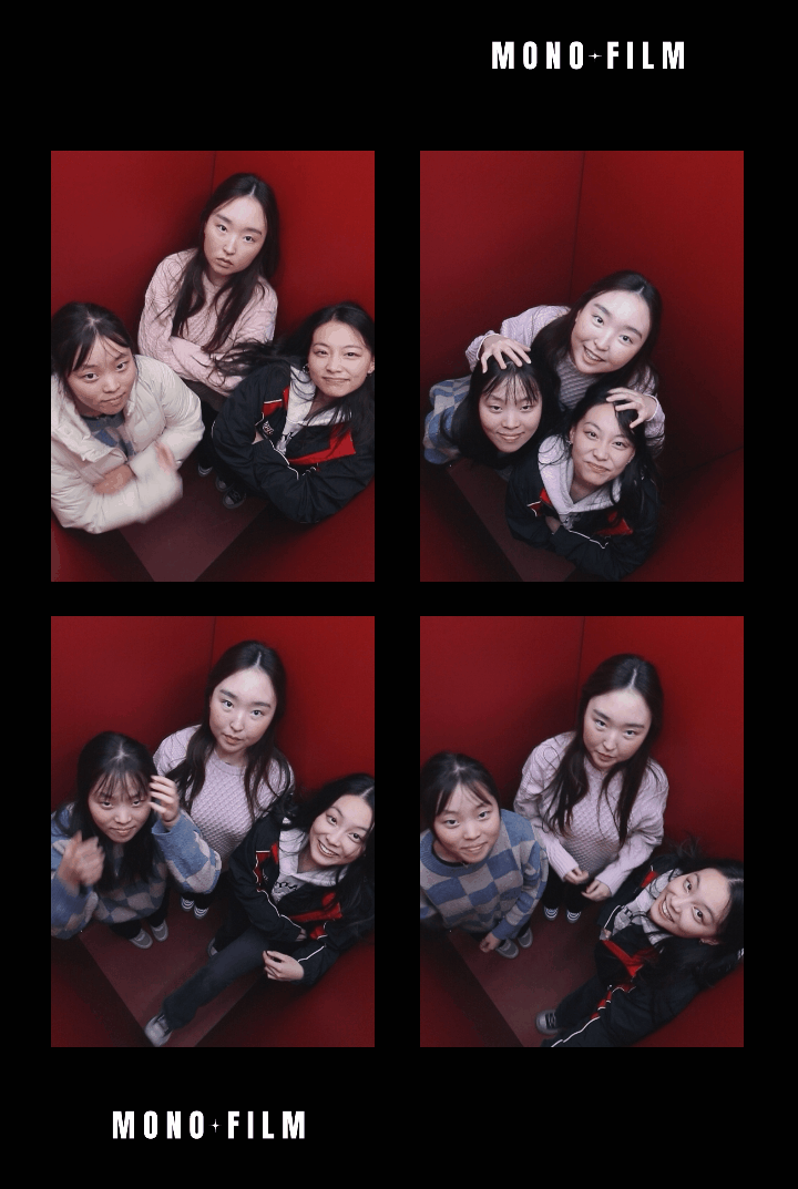 Animated photobooth strip