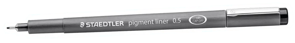 A Staedtler pigment liner